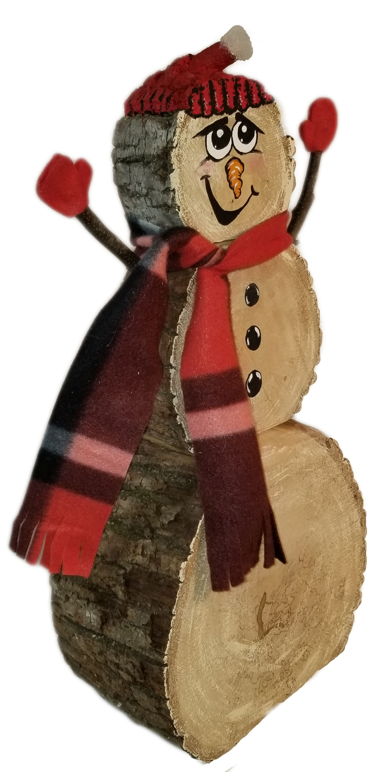 Snowman With Painted Cap - Image 3