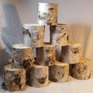 birch logs