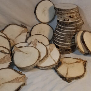 small log slices