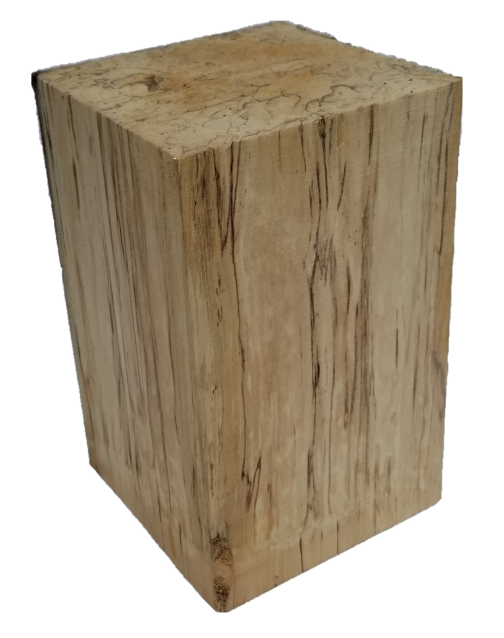 poplar wood rectangle pillar for displays