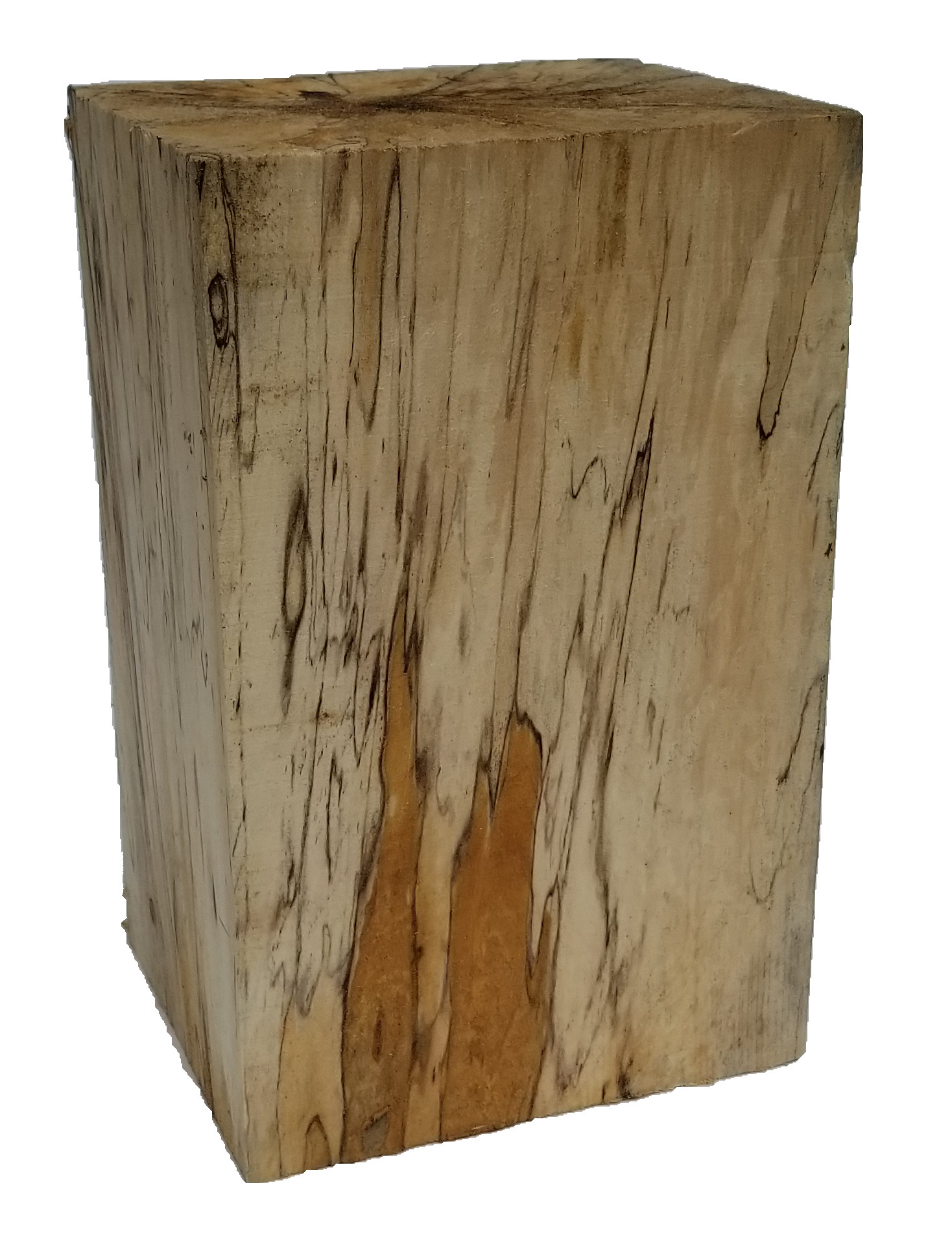 spalted basswood block