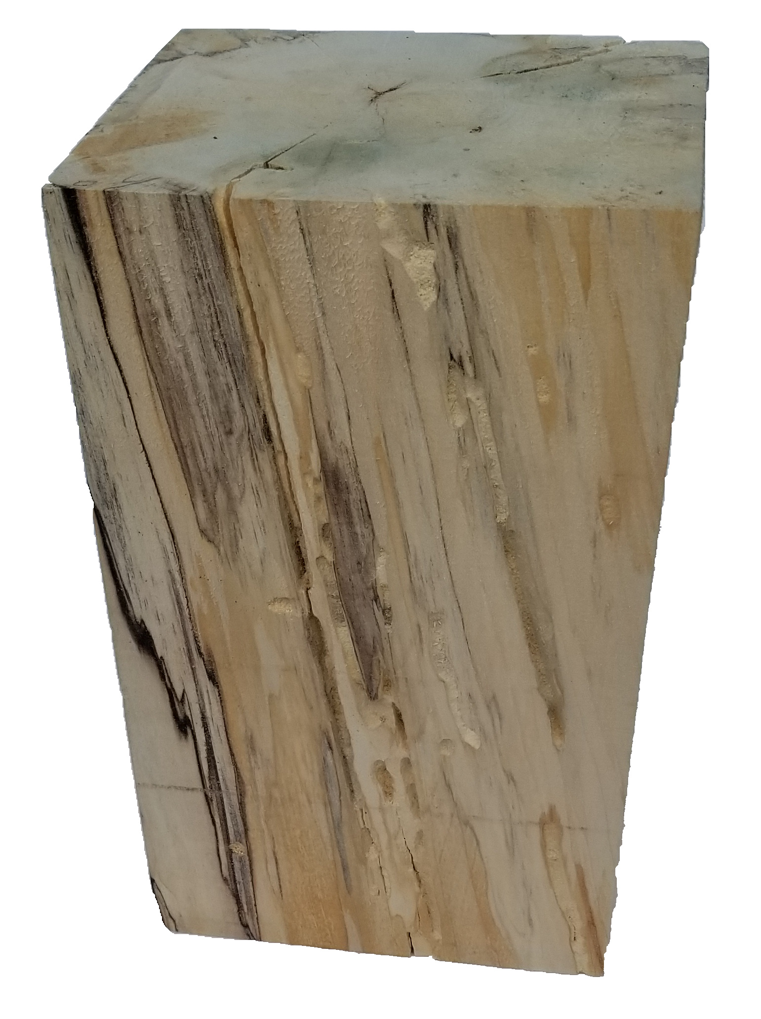 cracked basswood block