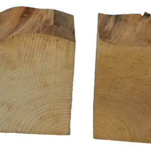pine logs book ends