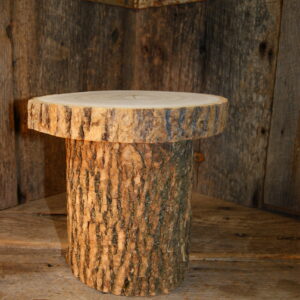 small black ash display stand
