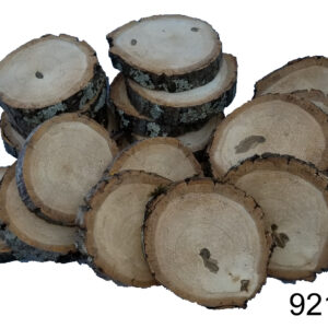 Basswood branch slices
