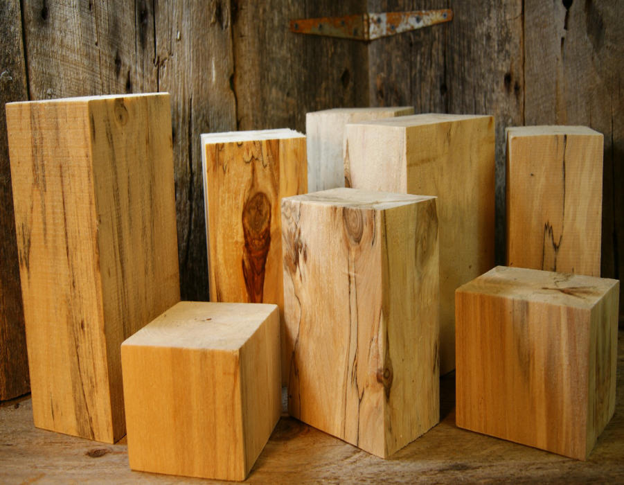 rectangle log chunks